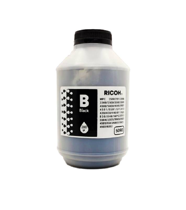 Toner Ricoh Col Black 200Gr
