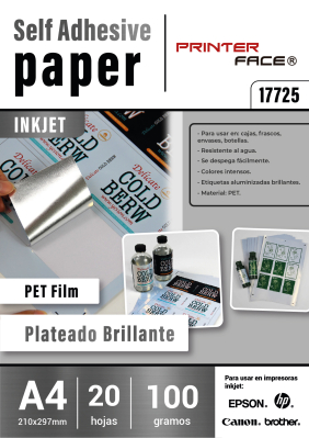 Pet Glossy Silve A4 100G X 20H