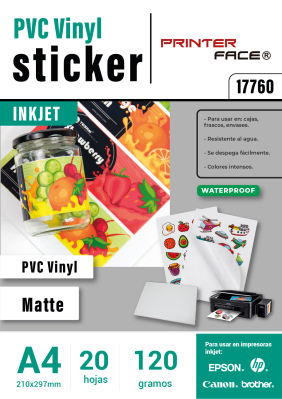 Pvc Matte 120Gr A4 X 20H