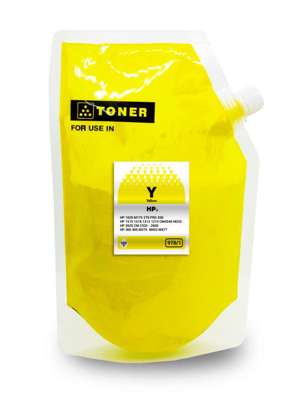 Toner Hp Color Y Uni 1/2 Kg